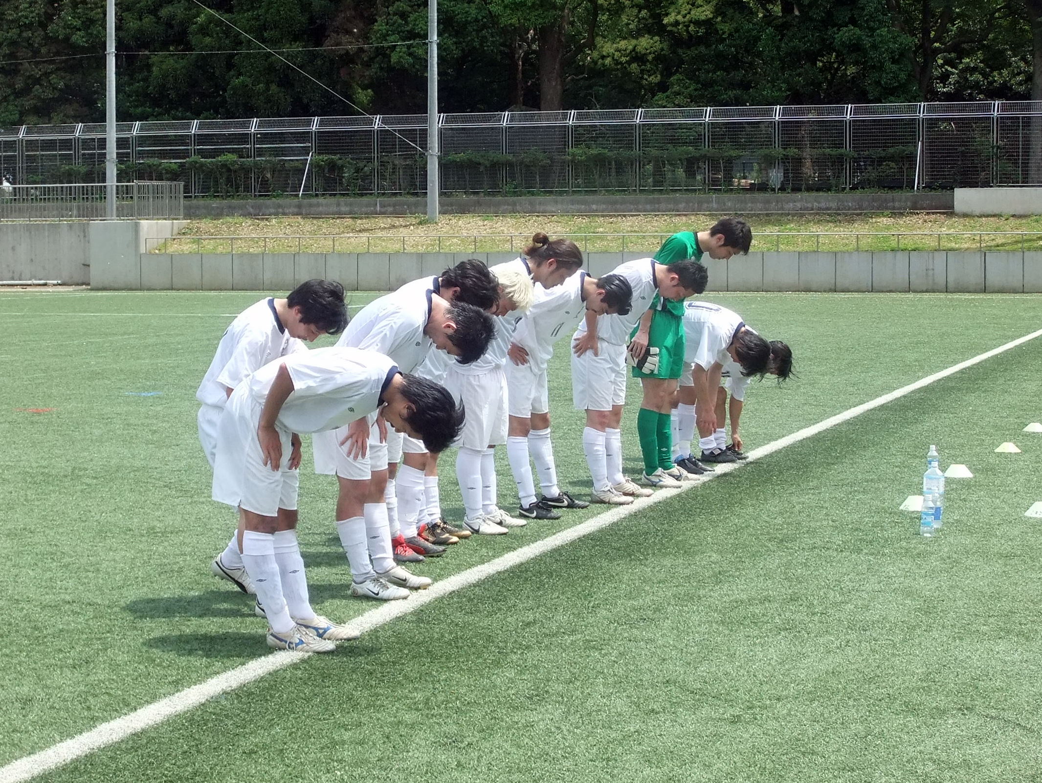 応援ありがとうございました。byサッカー渋谷区代表